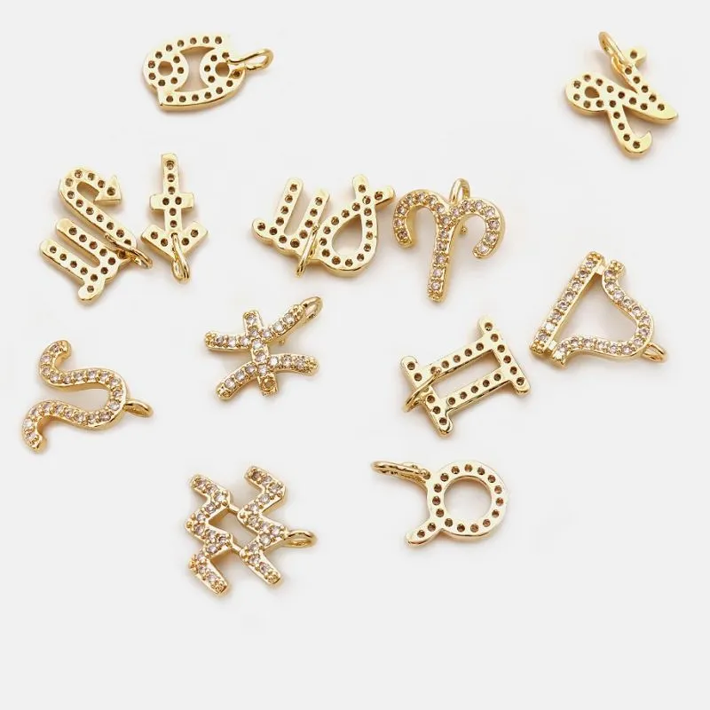 12星座イニシャルペンダント