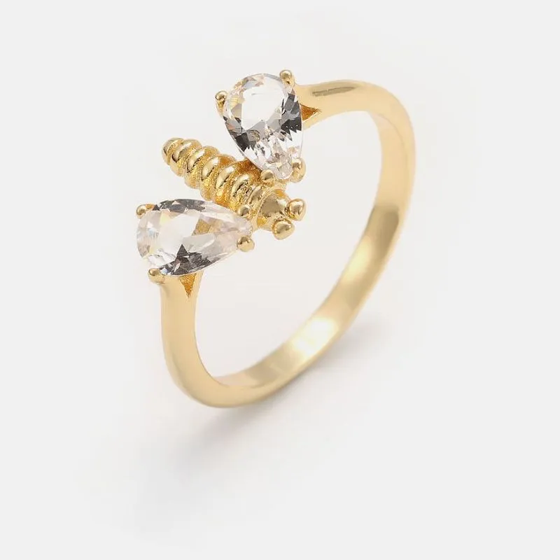 ファッションかわいい蜂アニマルリング