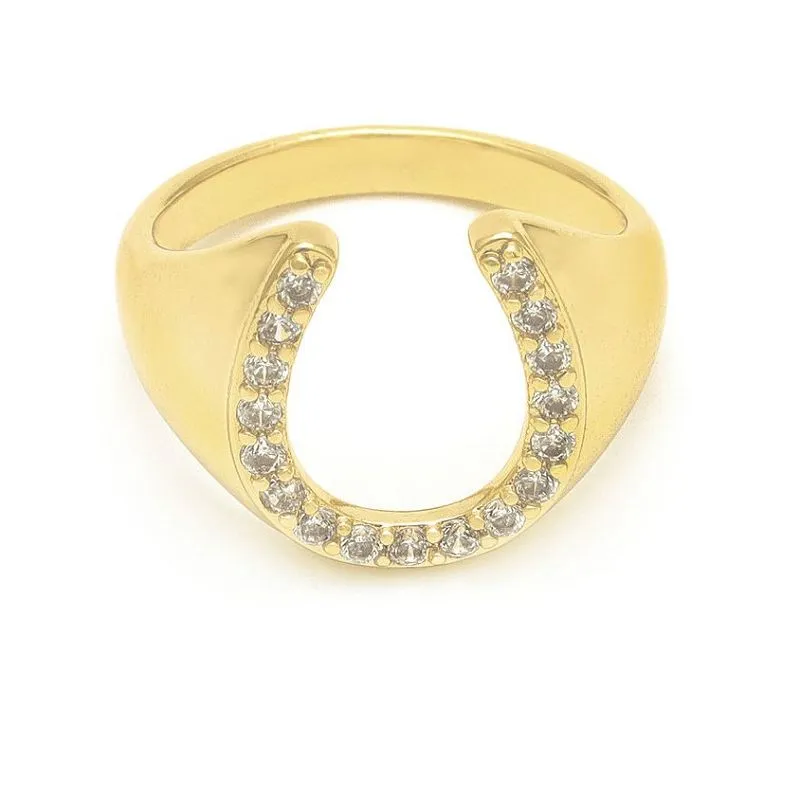 ファッション U 字型女性リング