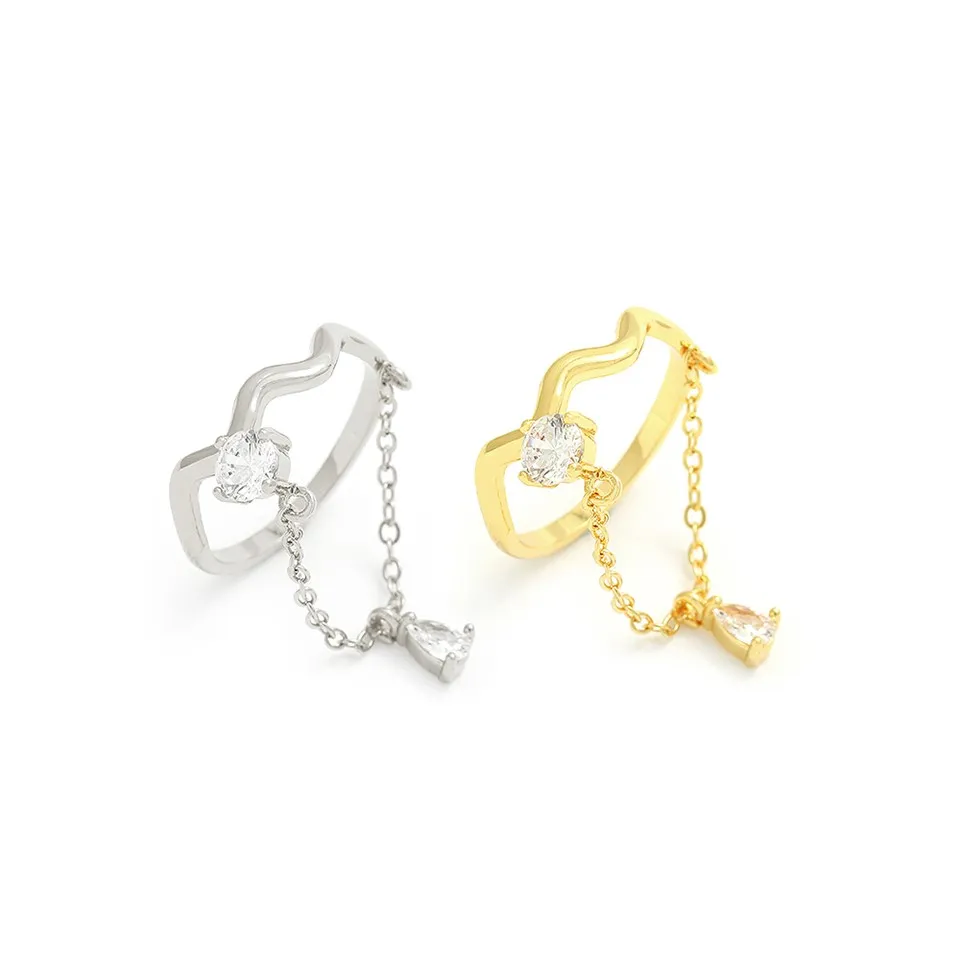 新しいファッション Cz リング女性