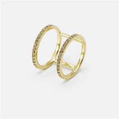 女性用ゴールドメッキファッションリング