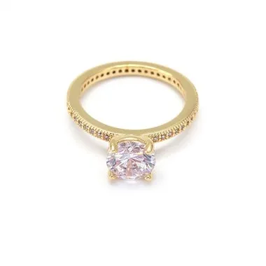 スターリングシルバー ホワイト Cz 結婚指輪