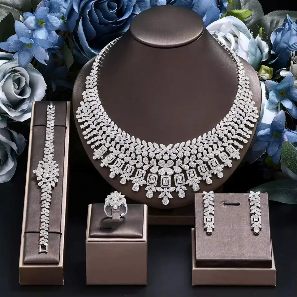 高級CZフルジュエリーセット
